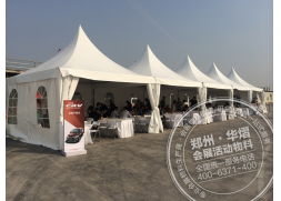 鄭州歐式尖頂篷房 5x5m方形篷房 鄭州尖頂篷房租賃