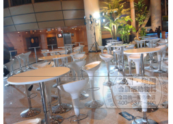 蘭州藝術中心吧桌吧椅租賃現場 鄭州吧桌吧椅租賃