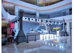 石家莊鄭州錦藝城長安車展華熠物料租賃公司助力舞臺桁架