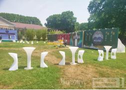 石家莊開封周口桌椅出租公司發光吧桌吧椅活動現場